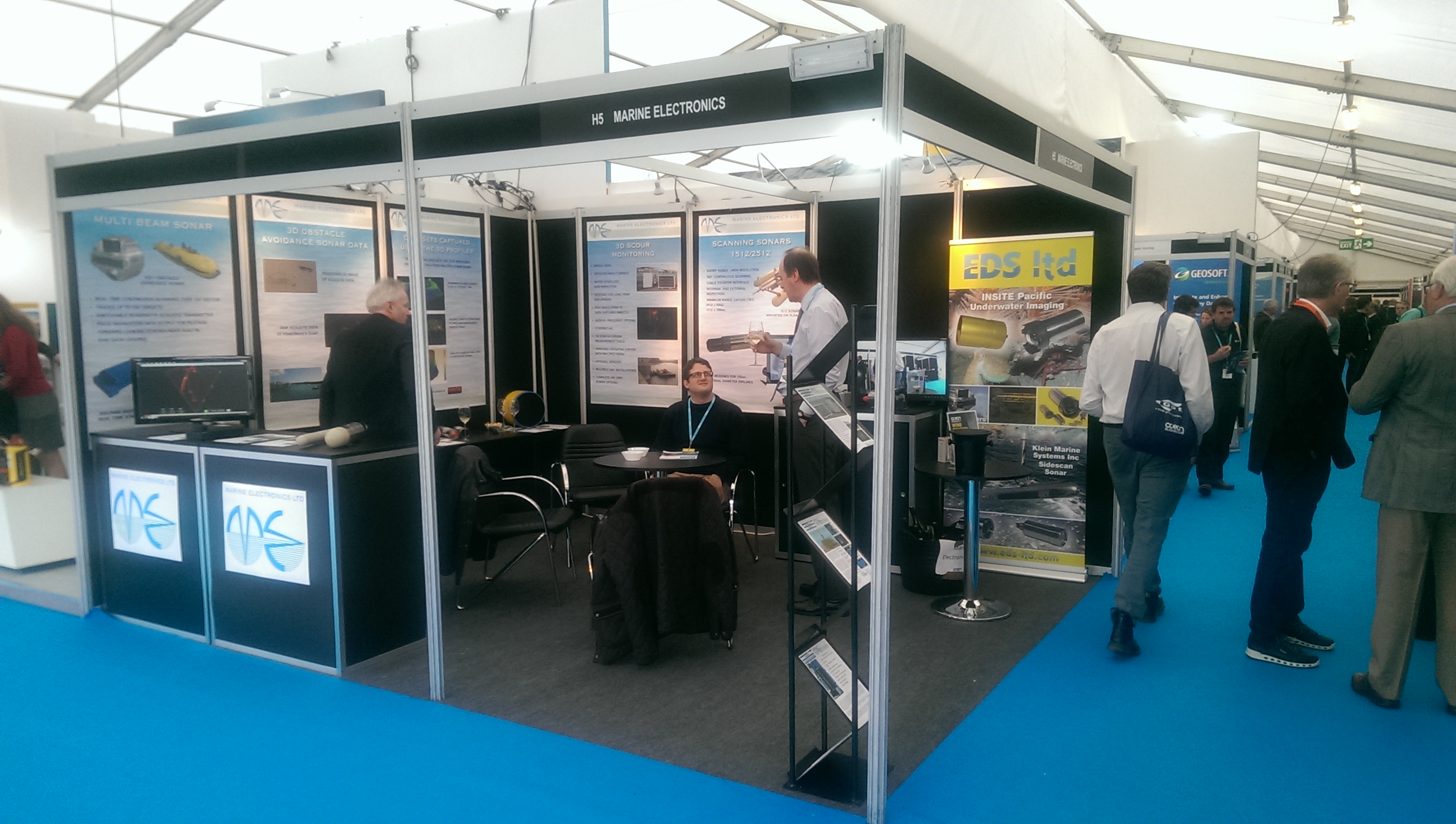 Marine Electronics stand at OB2017